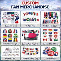 T-shirts de supporters de football Brésil, Canada, Mexique, États-Unis 2026 – Ventes flash usine, design personnalisé, t-shirts de sport pour fans
