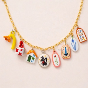 รวมบทกวีเรื่อง<span class=keywords><strong>บ้าน</strong></span>หลังเล็ก |   จี้สแตนเลสชุบทอง 18K PVD ลายวาดมือ รูปบ้าน สัตว์เลี้ยง และชีวิตประจำวัน สำหรับทำเครื่องประดับ - Product Image 5