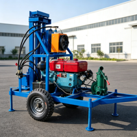 Foreuse rotative pour puits d'eau de jardin avec conception à tour basse pour le forage de cours intérieures