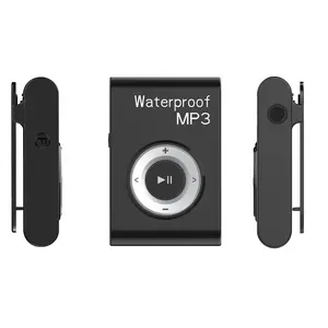 8GB waterproof IP68 swimming mp3 player 360 degree rotatable usb 3.0 music player mp3 mp4