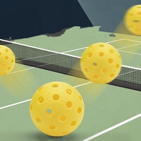 Pelota de Pickleball Personalizable con Logotipo, 26/40 Hoyos, TPE/PE, Calidad Premium, para Entretenimiento y Entrenamiento Deportivo en Interiores
