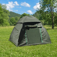 Moustiquaire de camping légère, durable, imperméable et résistante au vent, camouflage, 2,5 m x 2,5 m, respirante, pour randonnée et trekking