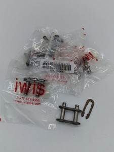 PLC <strong>Iwis</strong> 60 Roller Chain Connection Link ANSI 60 Lot of 5 Warranty Product - Product Image 1