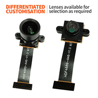Module de caméra à puce OV4689 de surveillance de véhicule M12 plein verre à grande ouverture 4MP 1520P 2K