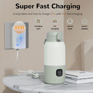 Calentador de Biberones Eléctrico Portátil, Calentador de Biberones a Batería, Bajo Ruido, Libre de BPA, 380 ml, Calentador de Alimentos de Viaje - Product Image 6