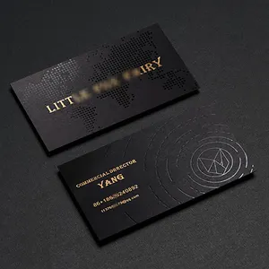 Factory Price Custom Gold Stamping Credit Card Business Card Luxury Printing Logo Business Card