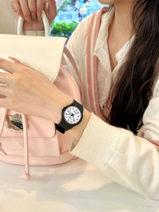 <span class=keywords><strong>Orologio</strong></span> al Quarzo con Doppio Calendario, Stile Minimalista Impermeabile in <span class=keywords><strong>Bianco</strong></span> e Nero, Orologi da <span class=keywords><strong>Donna</strong></span> e da Uomo - Product Image 3