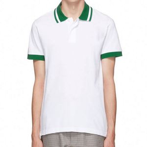 white green polo shirt