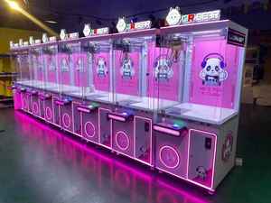 利方人形キャッチャー：コイン式キッズ向け景品ゲーム、透明キャビネットクレーンアーケード機、カード決済対応クレーンゲーム - Product Image 3