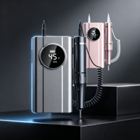 Machine à ongles électrique portable 45000 tr/min, populaire, faible bruit, 24W, moteur sans noyau rechargeable