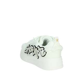 Scarpe da Ginnastica Donna Shop Art SASS250225 Bianco Canvas Trendy - Product Image 2