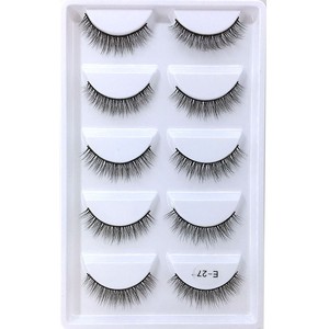 Vente en gros les plus populaires <span class=keywords><strong>3DE</strong></span> série 28 Styles 3D faux cils de vison cils en soie modèle naturel marque privée - Product Image 6