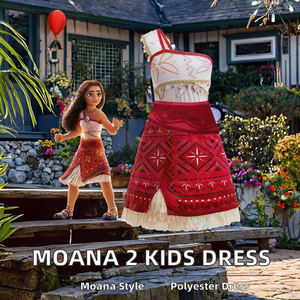 ชุดเดรสคอสเพลย์เด็กผู้หญิงจากภาพยนตร์ Moana 2ชุดเดรสสำหรับเด็กใหม่ชุดปาร์ตี้วันเกิดเทศกาลฮาโลวีน - Product Image 2