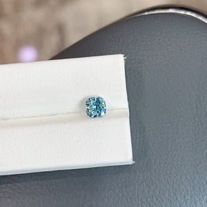 Diamant de laboratoire bleu fantaisie de 1 carat, certifié IGI, HPHT, diamant en vrac, vente en gros, pour bague, bracelet, collier, pierre principale, Rainbowsheep - Product Image 4