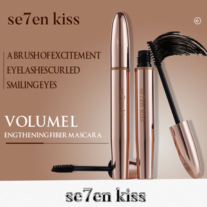 Máscara <span class=keywords><strong>de</strong></span> <span class=keywords><strong>Pestañas</strong></span> con Fibra Rizadora <span class=keywords><strong>de</strong></span> Marca Privada con 360 °   Cabezal <span class=keywords><strong>de</strong></span> cepillo en espiral alargado, textura suave y sedosa a prueba <span class=keywords><strong>de</strong></span> agua para un aspecto natural - Product Image 1