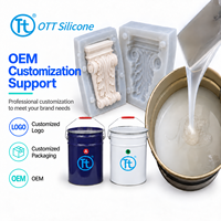 Caoutchouc de silicone liquide RTV-2 pour la fabrication de moules de plafond en plâtre
