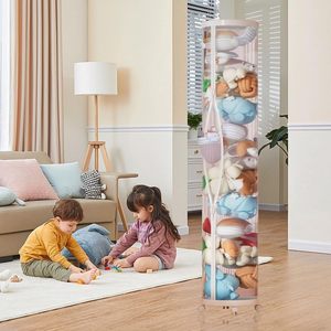 Wholesale <b>Large</b> Eco-Friendly Plastic Bins Child Baby Stuffed Toys Container Kids Storage Box Organizer Space-Saving Living Room - Product Image 4