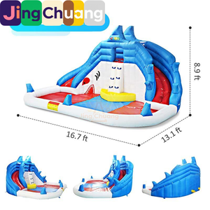 <span class=keywords><strong>Piscine</strong></span> gonflable transfrontalière avec <span class=keywords><strong>toboggan</strong></span>, <span class=keywords><strong>piscine</strong></span> à balles pour enfants, <span class=keywords><strong>piscine</strong></span> familiale extérieure grande en PVC épaissi, jouet <span class=keywords><strong>toboggan</strong></span> - Product Image 3