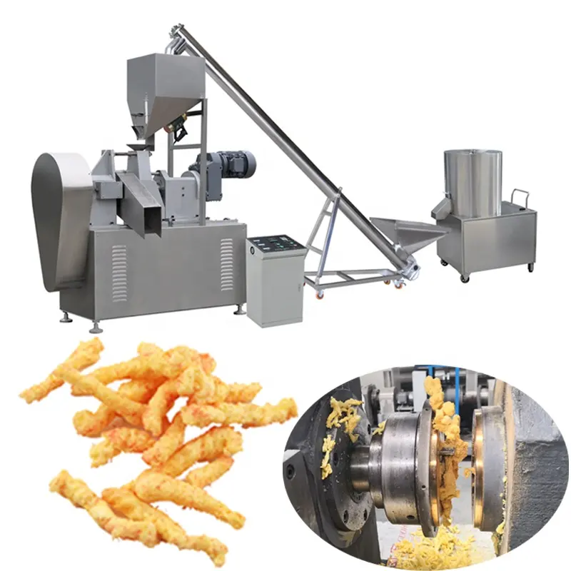 Cheetos twist snack macchina cibo kurkure attrezzature per fare snack al forno kurkure fritti macchinari per la produzione di kurkure