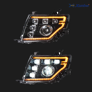 ชุดไฟหน้า LED แบบสตาร์ทอัพสีฟ้า DRL สำหรับตกแต่งรถยนต์มิตซูบิชิ ปาเจโร่ V87 V93 V97 ปี 2009-2021 อัพเกรดออฟโรด อะไหล่รถยนต์ - Product Image 4