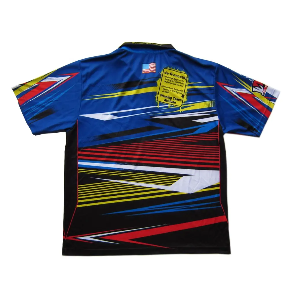 Custom High Quality Motorcycle Street Style OEM Clothing High Quality Sublimation Racing Shirt