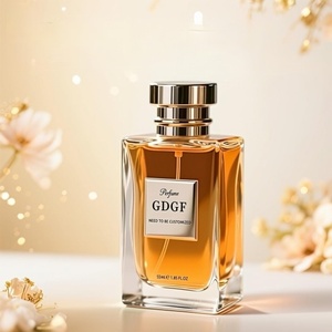 GDGF - Perfume Personalizado de Diseño Original de Lujo, Botella de Vidrio Transparente Cuadrada de 55 ml, Perfumes en Aerosol con Bomba para Hombre - Product Image 3