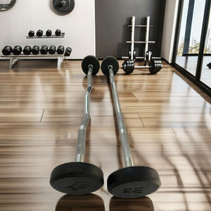 Barre de musculation en acier chromé à chaud pour usage commercial, avec poignée antidérapante confortable et capacité de charge intégrale, idéale pour hommes. - Product Image 5