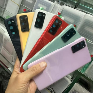 Coque arrière en verre pour Samsung Galaxy S20FE, remplacement du boîtier de batterie avec accessoires pour objectif de caméra, vente en gros - Product Image 1