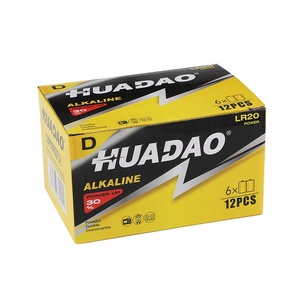 Cuanen D Alkaline Primary <strong>Battery</strong> LR20 1.5V D Size Blister Card Packing for Flashlight - Product Image 6