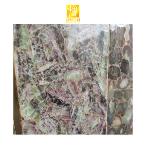 BOTON STONE Pierre semi-précieuse translucide rétro-éclairée Grande dalle Dalle brune Pierre d'agate - Product Image 1