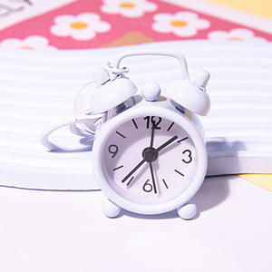 Mini réveil porte-clés, montres à quartz, beaux cadeaux, pendentif clé, montre à anneau mignonne, montre réveil fonctionnelle, montre porte-clés - Product Image 6