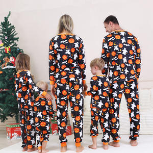 Nouvel Arrivage Prêt à Expédier Grands Stocks Haute Qualité Tenues Assorties pour la Famille Halloween <span class=keywords><strong>Festival</strong></span> Vêtements de Nuit pour la Famille Ensembles de Pyjamas - Product Image 4