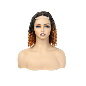 วิกผมแท้แบบไม่ต้องใช้กาว  ถอนขนและตัดแต่งทรงล่วง<span class=keywords><strong>หน้า</strong></span>  <span class=keywords><strong>ทรง</strong></span>บ๊อบลอนลึก  วิกผมแท้พร้อมเชือกผูกปิด<span class=keywords><strong>ผม</strong></span> 2x6 สำหรับผู้เริ่มต้น  ความหนาแน่น 180% - Product Image 4