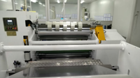 Nouvelle machine automatique de découpe, de refendage et de rembobinage pour films BOPP, PE, PVC, feuilles, papier et tissus en rouleaux