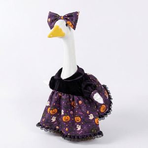 Nouveau produit Porchgoose Porch Goose Costume d'Halloween en velours polyester imprimé avec nœud, ensemble de déguisement créatif - Product Image 1