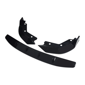 Divisor Delantero BMW de 3 Secciones G20 2020 2021 2022, Material ABS, Negro Brillante, Estilo Racing - Product Image 2