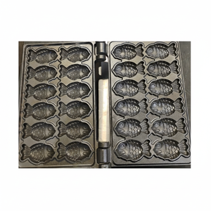 เครื่องทำเค้กรูปปลาอัตโนมัติขนาดเล็ก CookTech เครื่องทำฮอตเต็อก สแตนเลส SUS304 อุปกรณ์ทำแพนเค้กเกาหลี แบบสัมผัส - Product Image 2