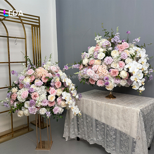 Bolas de Flores Artificiales LEDA Fantasy Rosa, Centro de Mesa Hecho a Mano para Bodas, Flor Decorativa Suave para Bodas - Product Image 2