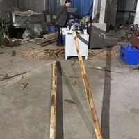 Dégauchisseuse à diamètre variable pour la transformation des bois durs mixtes, destinée aux manches de houes et de pelles, machine de traitement du bois