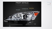 Nouveaux phares LED pour voiture, feux de jour pour Lexus ES240 ES250 ES350 2007 2008 2009 2010 2011 2012