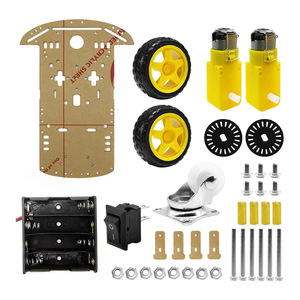 Châssis de robot intelligent 2WD, kit éducatif avec boîte à piles et mesure de vitesse pour l'apprentissage de la robotique - Product Image 1