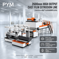 Ligne d'extrusion de film PE haute performance de 2600 mm, machine d'étirage multicouche