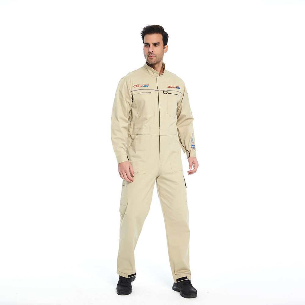 Multi Pocket Breathable Zipper Coverall OEM Jumpsuit Workwear