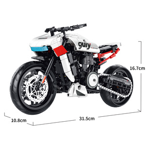 Nuevo Bloques de Construcción de Motocicleta Harley 60537, Partículas Pequeñas, Nuevo Modelo de Juguete para Armar - Product Image 6
