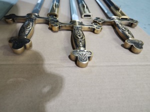 Wilkinson Sword Masonic Society เดิร์คกับใบมีดแบนแกะสลักวิลคินสัน SWORD Ltd ด้วยทองเหลือง - Product Image 3