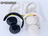 Casque Bluetooth sans fil pliable avec haut-parleur magnétique blanc de 40 mm, écouteurs portables supra-auriculaires pour la musique et les jeux
