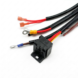 Faisceau de câblage automobile personnalisé 12V 1 mètre, âme en cuivre, isolation PVC, adaptateur connecteur pour feux de voiture, klaxon, antibrouillard - Product Image 4