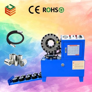Machine de sertissage <span class=keywords><strong>hydraulique</strong></span> automatique 1/4"-2" horizontale pour armoire, norme CE, pour flexibles hydrauliques <span class=keywords><strong>en</strong></span> caoutchouc - Product Image 1