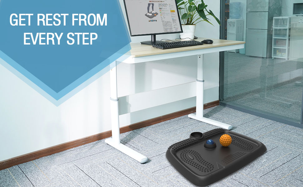 Anti-fatigue Office Standing Mat with Foot Massage