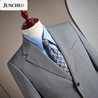 Ensemble de costume d'été léger pour homme, simple boutonnage, orné de perles, grande taille, style professionnel, confection italienne haute couture